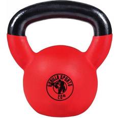 Neopreen Kettlebells Gorilla Sports Kettlebell 20 kg Rubber Coating