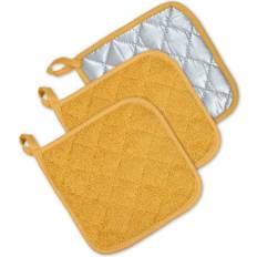 Pot Holders Design Imports Terry Pot Holder Brown, Blue, Red, Yellow, Orange, Green (17.8x17.8cm)