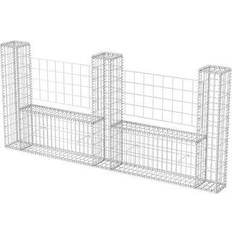 Enclosures vidaXL U-Shape Gabion Basket 94.5x39.4"