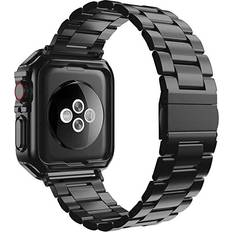 Apple watch cover Stainless Steel Band with TPU Cover for Apple Watch