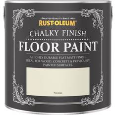 Rust-Oleum Chalky Finish Floor Paint White 2.5L
