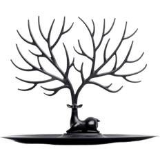 Dame Smykketræer Qualy My Little Deer Jewellery Tree Stand - Black