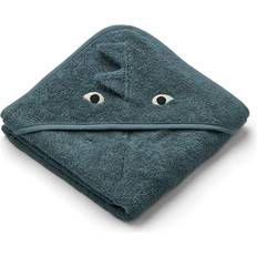 Bade & stelle Liewood Albert Hooded Baby Towel Dragon/Whale Blue Mix