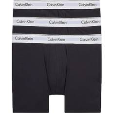 Best Men's Underwear Calvin Klein Modern Stretch Boxer Brief 3-pack - Black