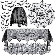 Spider plates Table Cloths Spider Cobweb 5-pack