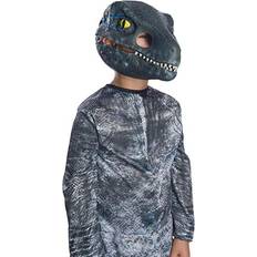 Rubies Child Velociraptor Blue Moveable Jaw Mask