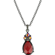 1928 Jewelry Link Pendant Necklace - Silver/Multicolour