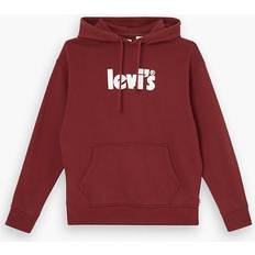 Knytning Tröjor Levi's Relaxed Graphic Hoodie - Port/Red