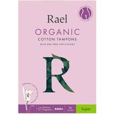 Rael Organic Cotton Tampons Super 16-pack