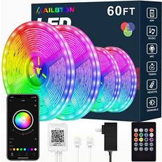 Rgb light strips Ailbton 5050 RGB 60ft Light Strip