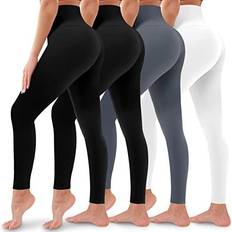 Multicolored Tights Bluemaple Butt Lift High Waisted Leggings 4-pack