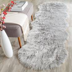 Sheepskin Safavieh Faux Gray 30x72"