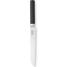 Brabantia Cuchillo de pan Profile 35 cm Negro-Acero Inoxidable Cuchillo de Pan