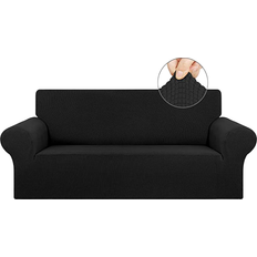 Loose Sofa Covers Kekuou Stretch Slipcover Loose Sofa Cover Grey, Beige, Brown, Gold, Black, Yellow, Orange, Silver, Red, Pink, Blue, Purple, Green (238.8x101.6cm)