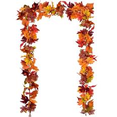 Christmas Party Supplies DearHouse Garlands Maple Leaf 2pcs