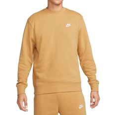 Yellow Sweaters Nike Sportswear Club Fleece Crew Sweater - Elemental Gold/White