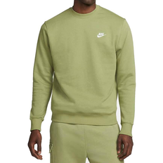 Nike sportswear club fleece crew sweatshirt Nike Sportswear Club Fleece Crew Sweater - Alligator/White