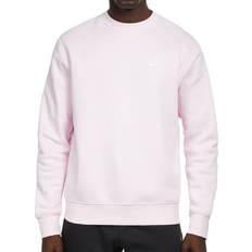 Men - Pink Sweaters Nike Sportswear Club Fleece Crew Sweater - Pink Foam/White