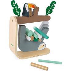 Vogel Baby speelgoed Janod Wooden Balance Sloth Game