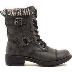 Polyurethane - Women Lace Boots Rocket Dog Thunder - Black