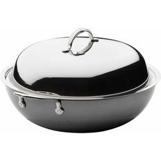 Medföljande lock Wokpannor Meyer Hestan NanoBond med lock 36 cm