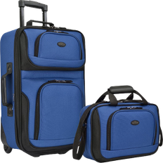 Double Wheel Suitcase Sets Traveler’s Choice Rio - Set of 2