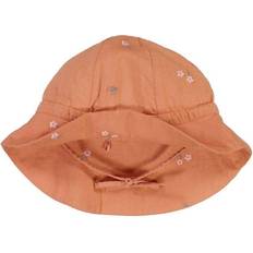 9-12M Sonnenhüte Wheat Baby Girl Sun Hat - Embroidery Flowers