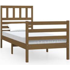 vidaXL Bed Frame 21cm Sängram 75x190cm