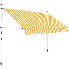 vidaXL Auvent Rétractable Awning 300 cm Blue And White Stripes