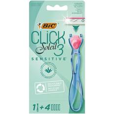 Bic Barberblad Bic Soleil Click 3 Sensetive Razor + 4 Blades