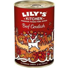 Lily's kitchen Umido 400 gr - Gulash Spezzatino di manzo con verdure Confezione da 6 Pezzi
