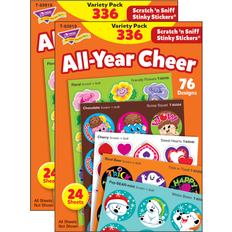 Trend Enterprises All Year Cheer Stinky Stickers Variety Pack Multicolored