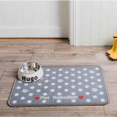 Pet Rebellion Absorbent Food Mat Paw Dots