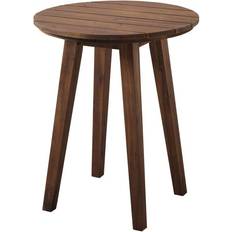 Wood Outdoor Side Tables Walker Edison Acacia Outdoor Side Table