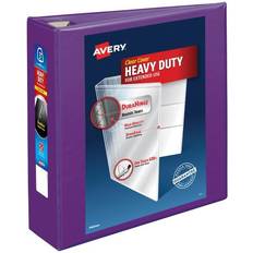 Office Supplies Avery Heavy Duty 3" 3-Ring View Binder, Purple (79810) Purple