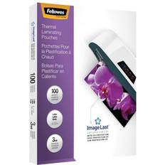 Lamination Films Fellowes ImageLast Thermal Pouches, Letter, 100/Pack (52454) Clear