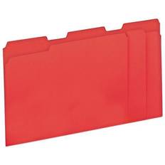 Office Supplies Universal File Folder, Letter Size, Red, 100/Box (UNV10503) Red