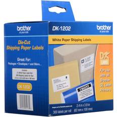 Office Supplies Brother DK1-202 Original Shipping Paper Labels White white