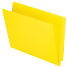 Yellow Binders & Folders Pendaflex End Tab File Folder, Straight Cut, Letter Size, Yellow, 100/Box (PFX H110DY) Yellow