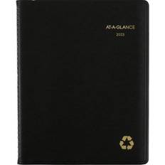 Notepads 2023 AT-A-GLANCE Recycled 8.25" x 11" Weekly & Monthly Appointment Book, Black (70-950G-05-23) Black