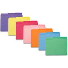 Office Supplies Smeadï¿½ 1/3-Cut Interior Folders, Letter Size, Navy, Box Of 100