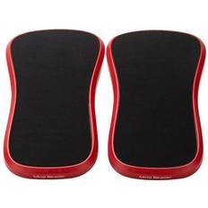 Red Ergonomic Office Supplies Mind Reader Wrist Rest Pad Clamps, Red (2-Pack)