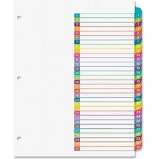 Avery AVE11846 Ready Index Tab Dividers 1 to 31, Multicolor