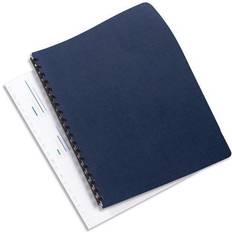 GBC Swingline Linen Textured Binding System Covers, 11-1/4 x 8-3/4, Navy, 50/Pack