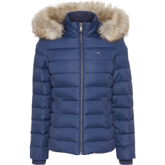 Bleu - Femme Vestes Tommy Jeans Essential Fitted Down Jacket