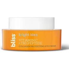 Bliss Eye Care Bliss Bright Idea Vitamin C & Tri-Peptide Collagen Protecting Eye Cream, Brightens & Revives Eye Area, Cruelty-Free & Vegan