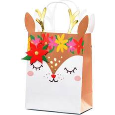 PartyDeco Borsa regalo Cervo (30 cm)