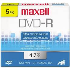 Maxell DVD-R 4.7 GB 16X 5 Packs