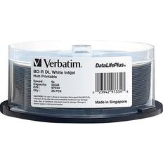 Optical Storage Verbatim DataLife Blu-ray 50GB 8x 25-Pack Spindle