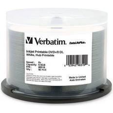 Optical Storage Verbatim DVD+R 8.5GB 8X 50-Pack Spindle